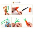 100pcs Macaron Color Fuzzy Wire DIY Tulips Flower Bouquet Valentine Birthday Handmade Gift. 