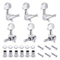 Guitar Tuning Pegs Set | Closed Tuner Machine Heads For Acoustic, Bass Guitar | Guitar Tuning Keys | 3L & 3R. 