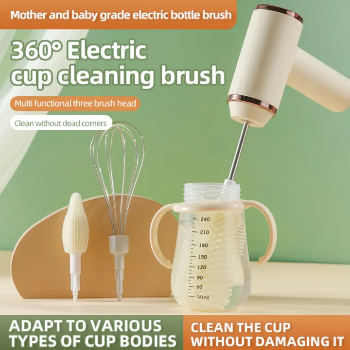360%C2%B0%20Rotating%20Electric%20Baby%20Bottle%20Brush%20Set%20Silicone%20NippleCleaner%20BPA-Free%20Infant%20Cleaning%20Tool%20with%20Egg%20Beater%20Function%20-%20Image%202