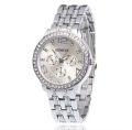 2023 New Luxury Fashion Quartz Watch for Women Starry Sky Crystal Stainless Steel Mesh Belt Watches for Womans r. 