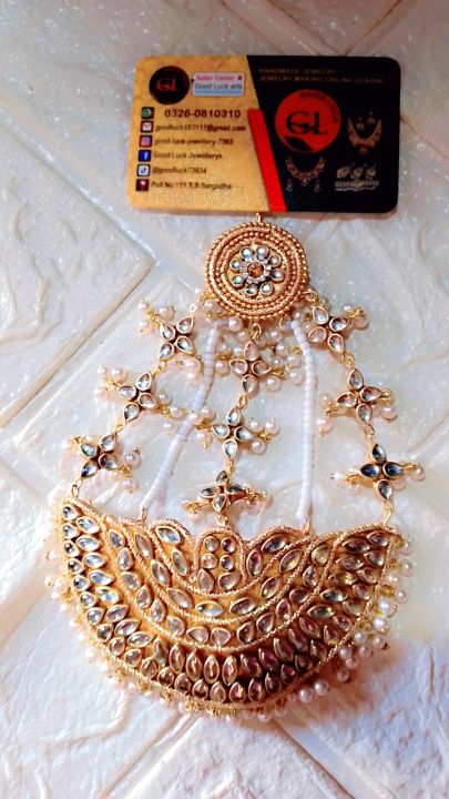 kundan jhumar jewelry handmade
