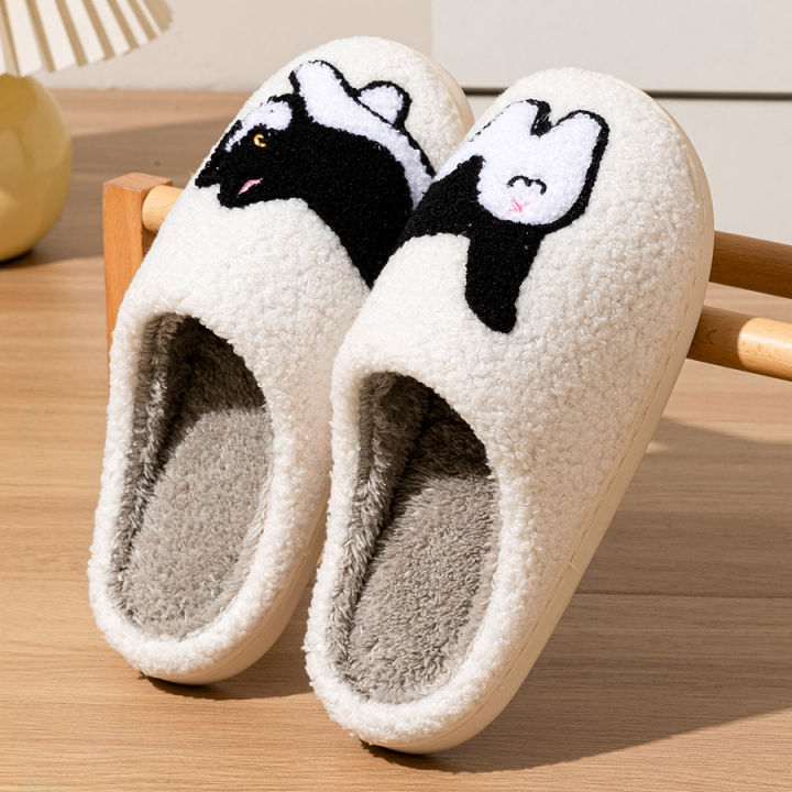 Children's%20Slippers%20Cute%20Cat%20Design%20Indoor%20Winter%20Warm%20Parent-child%20Shoes%20Comfortable%20Leisure%20%20Home%20Shoes%20-%20Image%204
