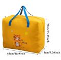 Portable Storage Bag Multifunction Travel Organizer Tote Bag Zipper Closet Moving Bag Multiple Color. 