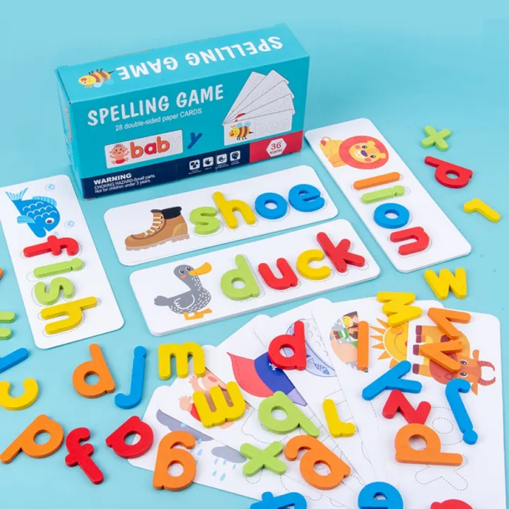 Wooden%20Spelling%20Game:%20Preschool%20Children's%2026%20English%20Letter%20Spelling%20Practice,%20Early%20Education%20Cognitive%20Puzzle%20Toy%20-%20Image%205