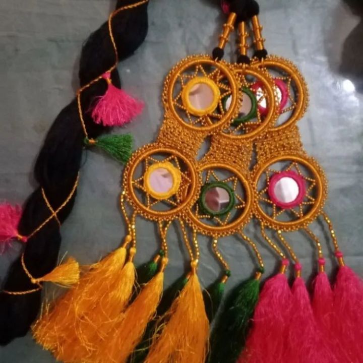 Best Bridal Paranda for Hairs Braid Mehndi Wedding 2023 Daraz