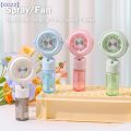 【CC22】2 In 1 Rechargeable Handheld Misting Fan Portable Water Mist Fan With 3 Adjustable Speed Cooling Fan{C}. 