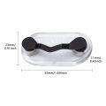 3pcs Badge Storage Rack Magnetic Eyeglass Holder Men Women Stainless Steel Shirt Chest Front Hanger for Sunglass Reading Glasses. 