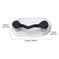 3pcs Badge Storage Rack Magnetic Eyeglass Holder Men Women Stainless Steel Shirt Chest Front Hanger for Sunglass Reading Glasses. 