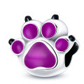 925 Sterling Silver Cat Dog Pet Animal Paw Prints Series Charms Beads Fit Original Bracelets S925 DIY Jewelry Gifts.