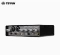 Teyun Q22 / Q24 2i2 USB Audio Interface | 2 Channel Sound Card | Professional Studio Recording, Mixing & Podcasting Device for PC & Laptop. 