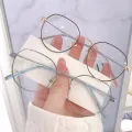 Zilead Anti Blue Light Metal Polygons Myopia Glasses Women Men Computer Myopic Optical Eyeglasses Unisex Goggle. 