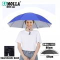 Rain Umbrella Hat Foldable Sun Shade Waterproof Fishing Headwear Cap Beach Head Hats Double-Layer UV Protection Sunscreen.