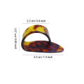 4Pcs Celluloid Guitar Thumb Picks Finger Picks Replacement Instrument Playing Accessories For Ukulele Electric Guitar. 