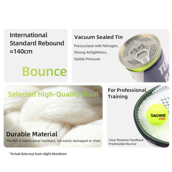 Performance%20Tennis%20Balls,Pack%20of%204%20Premium%20Wool%20Felt,High%20Bounce%20140cm,Vacuum%20Packed%20Durable%20Training%20Balls%20with%20Tournament%20Feel%20-%20Image%204