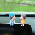 Car Decoration Cute Cartoon Couples Action Figure Figurines Balloon Ornament Auto Interior Dashboard for Girls Gifts Accessories. 