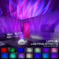 Northern Lights Starry Sky Projector Lamp LED Atmosphere Light Night Aura Aurora Glowing Lamp for Room Party Decoration . 