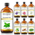 EUQEE 118ml Pure Essential Oil For Skin Peppermint Lavender Eucalyptus Vanilla Bergamot Aromatherapy Essential Oils For Diffuser.