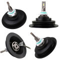 1PC Soft Dust Cover For Car Auto Headlight Universal LED Light Seal Cap Car LED Headlight Bulb Waterproof Dust Cover.