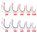 30 x PTFE Coated High Carbon Stainless Steel Barbed Fish Hook With Eye Carp Fishing Hook Link Accessories X505. 