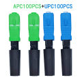 Fast Connector SC  APC UPC Embedded Fiber Optic Connector Quick Connector Cold FTTH  Single Mode  Optic Fiber Quick Cold. 