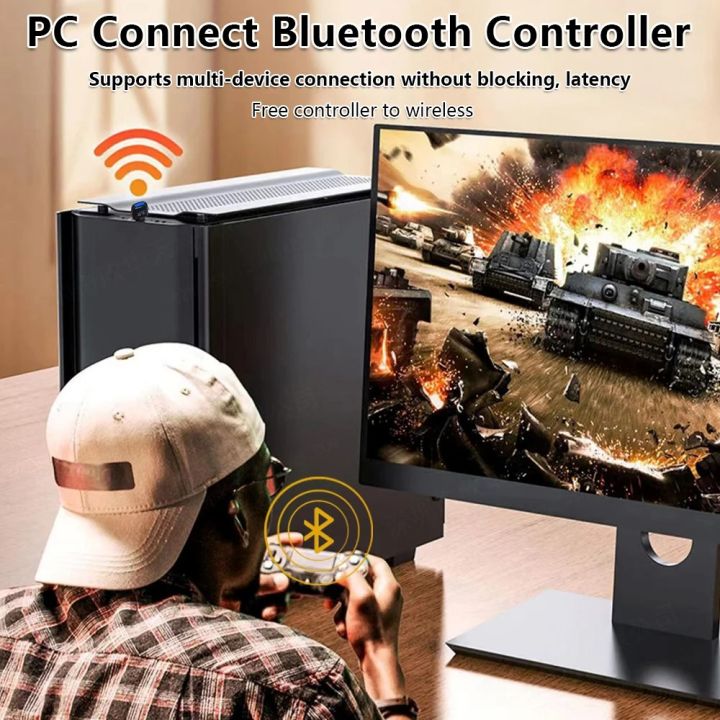 USB%20Bluetooth%205.4%20Adapter%205.3%20Audio%20Dongle%20Adaptador%20Mini%20USB%20Wireless%20Receiver/Transmitter%20For%20PC/Laptop%20Driver%20Free%20-%20Image%203