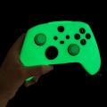 Protective Case For Xbox Series X/S Gamepad Silicone Luminous Green Glowing Cover Shell for Xbox Series S Joystick Accessories. 