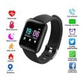 116 Plus Waterproof Smart Sports watch Bracelets & Fitness Tracker[D13]. 