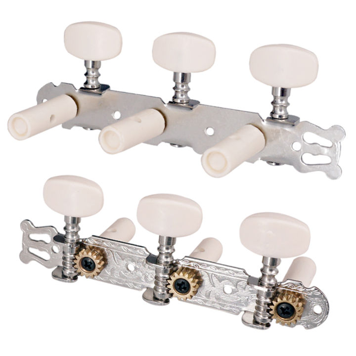 2pcs%203R3L%20Classical%20Guitar%20String%20Tuning%20Pegs%20Keys%20Tuners%20With%20White%20Button%20Durable%20Guitar%20Tuning%20Peg%20Accessories%20-%20Image%204