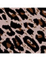European and American Style Summer Slimming Plus Size Women's Leopard Print Short Sleeved Round Neck Lotus Leaf Sleeve Top. 