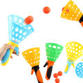 Pop-Pass-Catch Ball Game for Children Catching Ball Launcher Sports Toy Outdoor Indoor Party Parent-child Funny Kid Adult Toy.