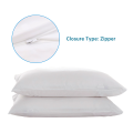 2pcs Zippered Waterproof Pillow Cover, Oil-resistant Knitted Pillow Protector for Bed Sleeping Pillowcase.