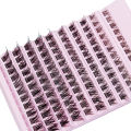 120pcs Cluster Lashes 8-16mm Wispy Individual Lashes Natural Look Lashes D Curl Fluffy Cluster Lashes DIY Eyelash Extension. 