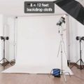 White Backdrop Background Cloth 8x11 feet For Photography. 