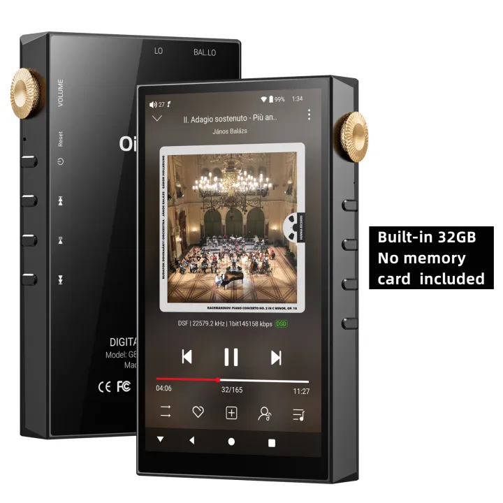 32GB/160GB%20HiFi%20Hi-Res%20Audio%20Player,%20%20Bluetooth%20and%20WiFi,%204.4mm%20Balanced,%20Dual%20ESS%20DAC,%204.02"%20Digital%20DSD512%20Lossless%20Spotify%20-%20Image%207