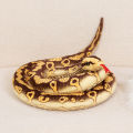 Realistic 190CM Rattlesnake Black Man Snake Bar Stuffed Plush Toys Funny Snake Doll Kids Mischievous Plush Dolls Festival . 