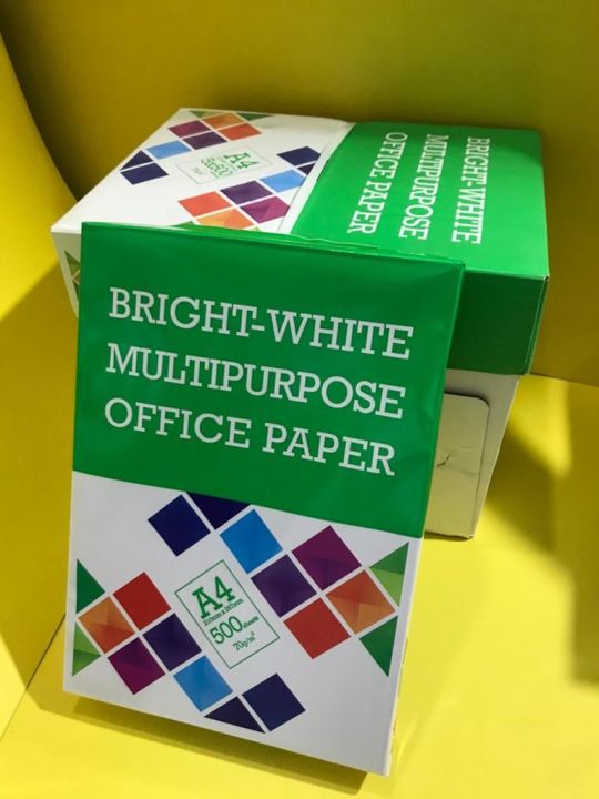 Bright White Multipurpose-BMO A4 Size 70 Gsm- 5 Ream Box