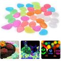 Luminous Pebbles Stones Glowing Cobblestones Colorful Gravel Pebbles Rocks Glow. 