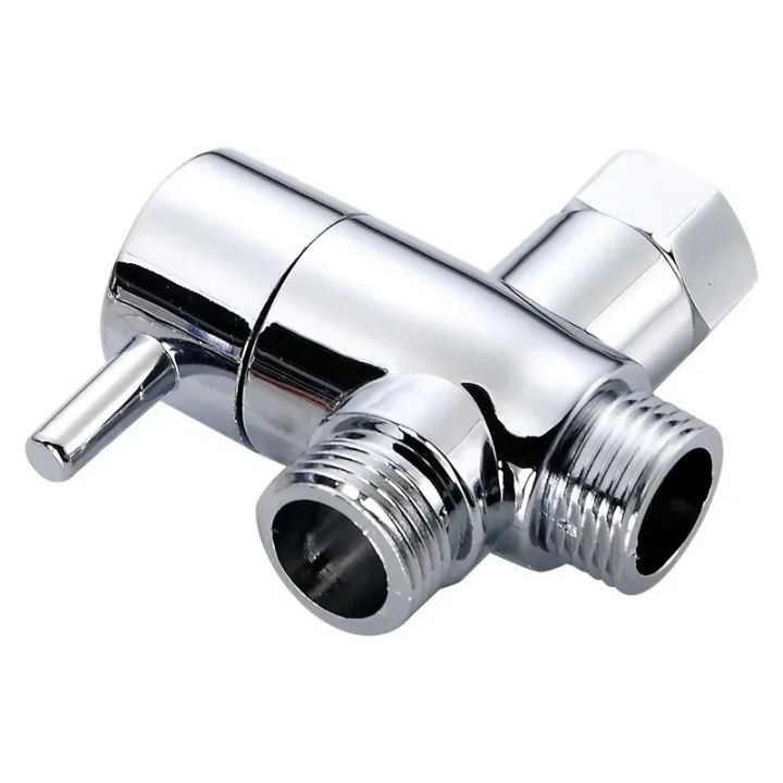 New%20G1/2in%203%20Way%20ABS%20Diverter%20Valve%20T%20Adapter%20Converter%20Chromefor%20Shower%20Head%20Diverter%20Valve%20Three-way%20Water%20Distribution%20Valve%20-%20Image%202