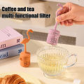 1pc Flamingo-Shaped Silicone Tea Maker – Multi-Functional Strainer for Tea, Coffee, and Spices. 