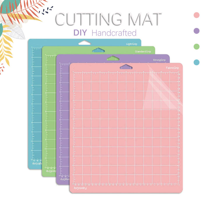 3/4Pcs%2012*12%E2%80%98%E2%80%99Portable%20Replacement%20Cameo%20Silhouette%20Cutting%20Mat%20For%20Cricut%20Adhesive%20Pvc%20Cutting%20Mats%20For%20Crafts%20Sewing%20-%20Image%202