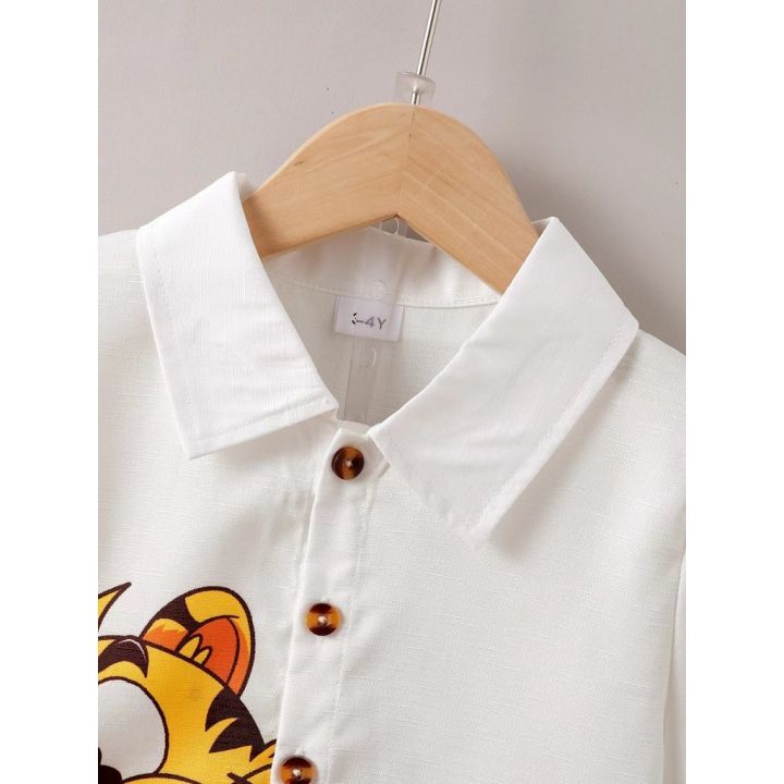 1-6%20Years%20Kids%20Boy%202PCS%20Clothes%20Set%20Cartoon%20Cute%20Tiger%20Short%20Sleeve%20Shirt+Shorts%20Fashion%20Style%20Suit%20Child%20Birthday%20Party%20Outfits%20-%20Image%203