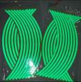 Universal Neon Night Glow Rim Stickers – Reflective Decals for All Motorcycles (Honda, Suzuki, Yamaha & More). 