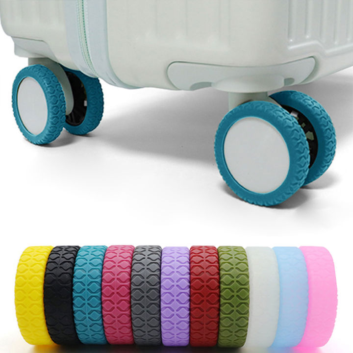 Spinner Protection Luggage Wheels Protector Suitcase Small Parts Wear Resistant Silicone ...