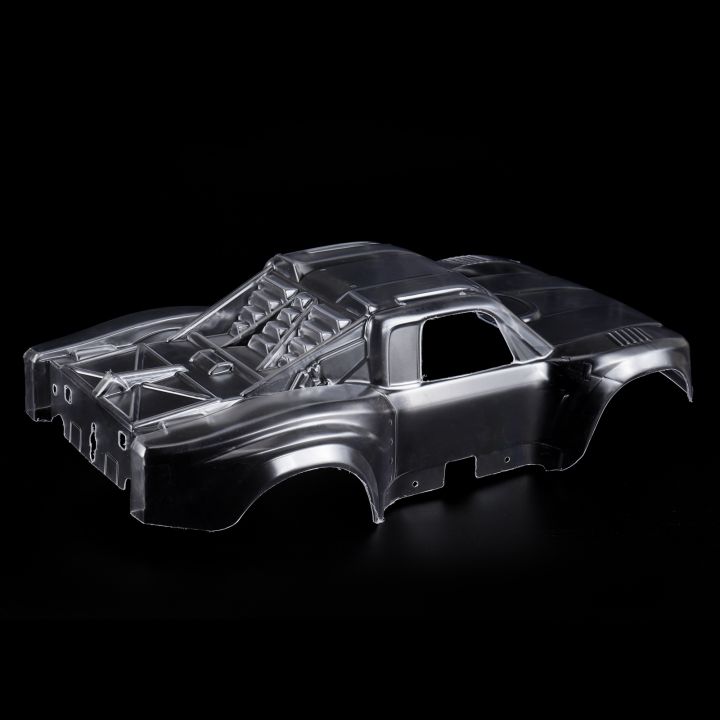 1/14 RC Truk Bodyshell Pre-Cut Clear Pickup Body Shell Kit with Sticker for 1/14 Scale Arrma Mojave Grom RC Truck
