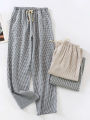 Men's Pajama Pants Spring and Autum Thin Trousers Loose Large Size Autum Casual Home Pants Single Trousers. 