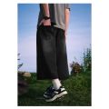 Men's 2026 Summer American High Street Retro Gradient Washed Denim Shorts Lazy Youth Trendy Ins New Versatile Casual Capri Pants. 