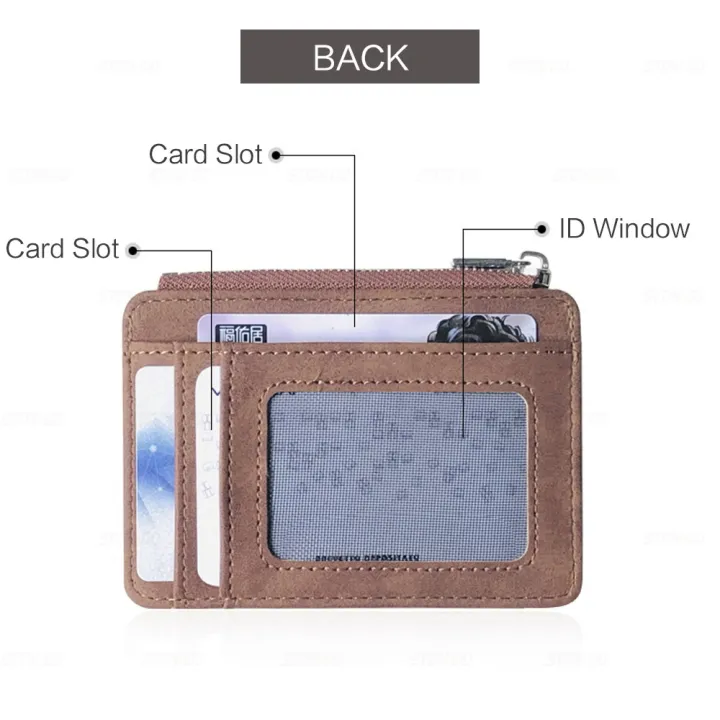 Short%20Matte%20Leather%20Card%20Wallet%20-%20Retro%20Multi-card%20Holder%20with%20Frosted%20Fabric,%20Zipper%20Bag%20for%20Money,%20New%20Minimalist%20Purse%20-%20Image%203