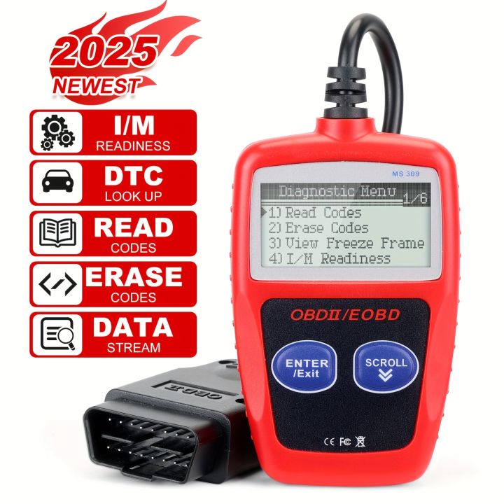 Insurance Obd2 Monitor Classic Enhanced Universal Obd2 Scanner, Car Engine Fault Code Reader ...