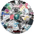 50PCS Cool Engineer Programming Network Coding Hacker Meme Stickers Vinyl DIY Computer Laptop Motorcycle Helmet Car Sticker. 