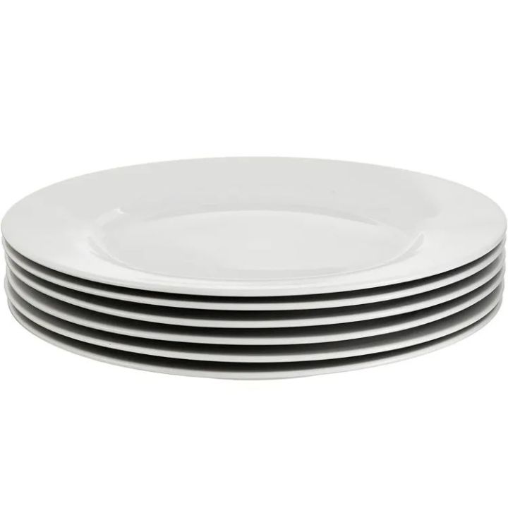 10.5" Round Dinner Plate- White